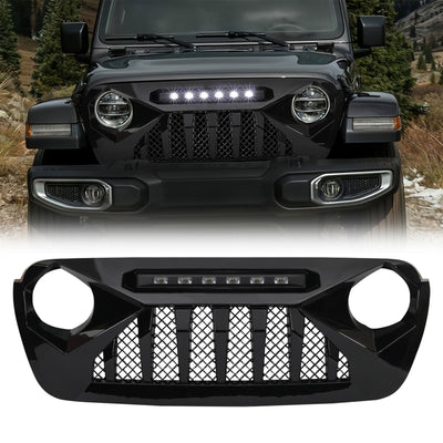 AMERICAN MODIFIED  Shark Grille for 2018+ Wrangler JL & 2020+ Gladiator JT