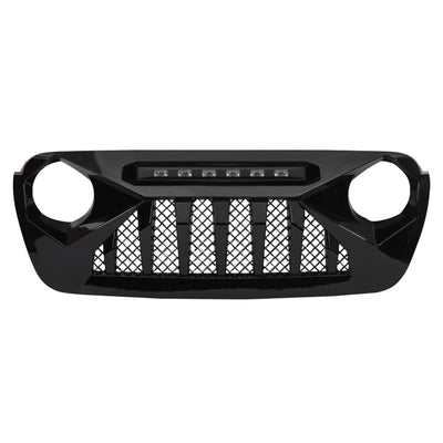 American Modified Shark Grille for 07-18 Wrangler JK/JKU, Glossy Black (Used) - VMInnovations