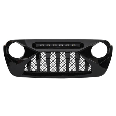 American Modified Shark Grille for 07-18 Wrangler JK/JKU, Glossy Black (Used)