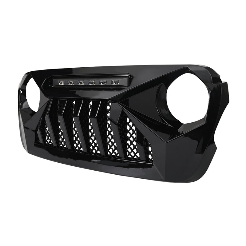 American Modified Shark Grille for 07-18 Wrangler JK/JKU, Glossy Black (Used)