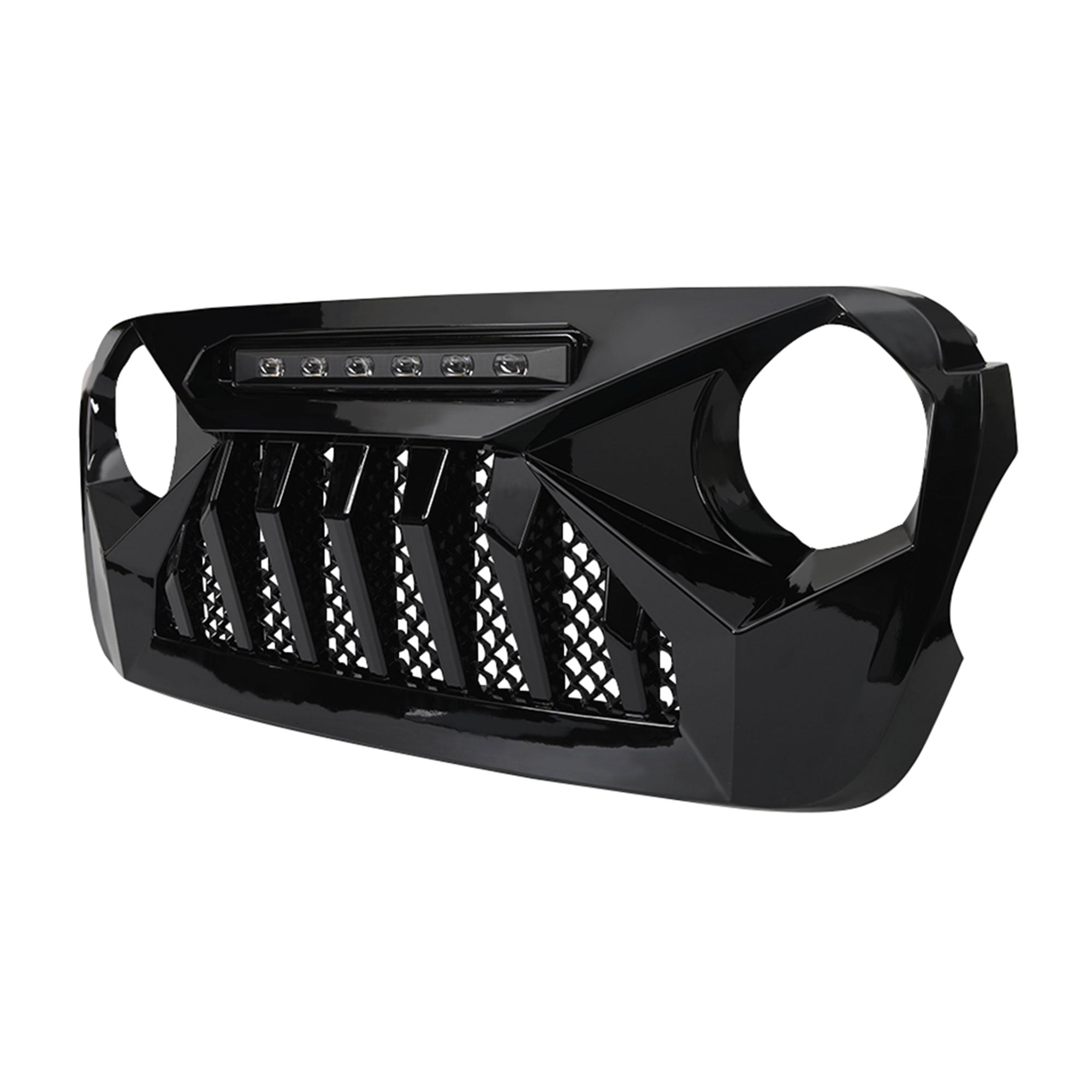 American Modified Shark Grille for 07-18 Wrangler JK/JKU, Glossy Black (Used) - VMInnovations