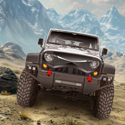 American Modified Grille Compatible w/18-23 Wrangler JL & Gladiator JT (Used) - VMInnovations