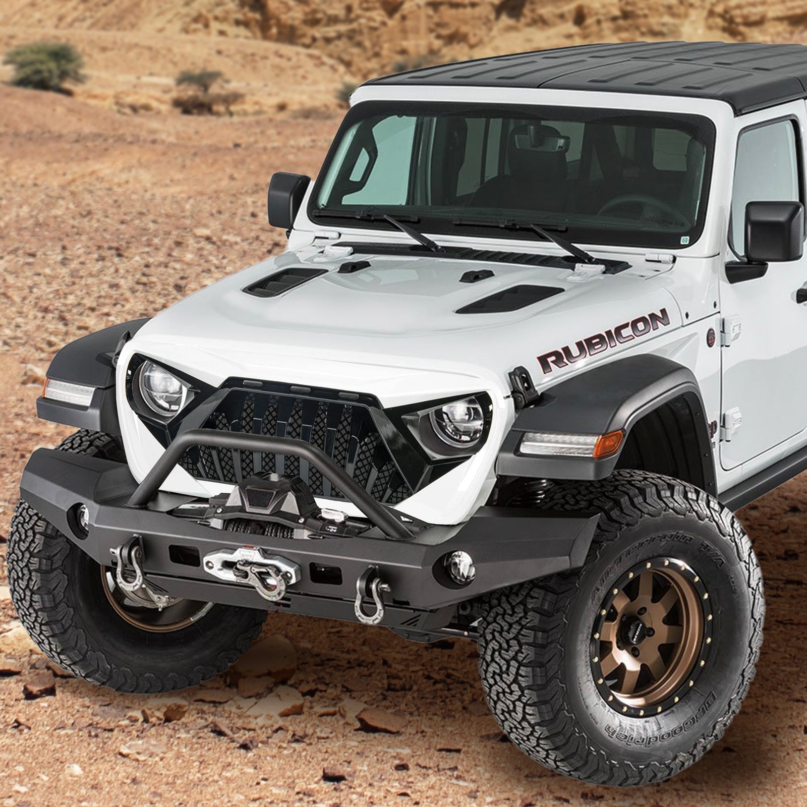 American Modified Goliath Grille Compatible with 18-23 Wrangler JL/Gladiator JT - VMInnovations