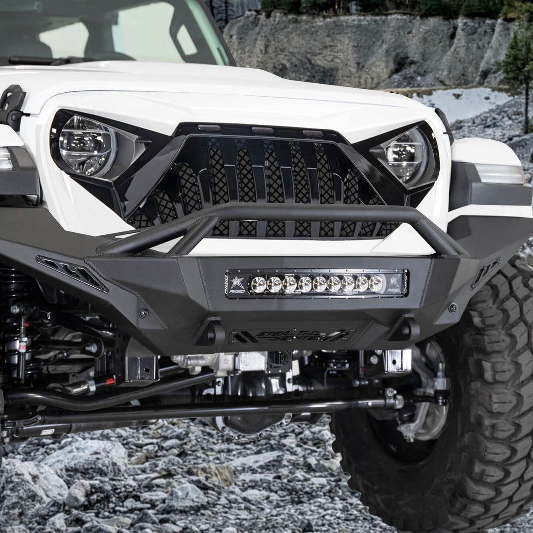 American Modified Goliath Grille Compatible with 18-23 Wrangler JL/Gladiator JT