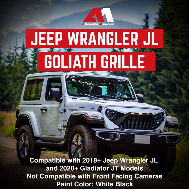 American Modified Goliath Grille w/18-23 Wrangler JL/Gladiator JT (Open Box)