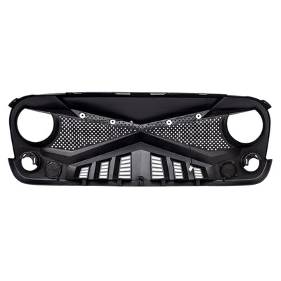 AMERICAN MODIFIED Hawke Grille for 2007-2018 Jeep Wrangler JK, Black (Used) - VMInnovations