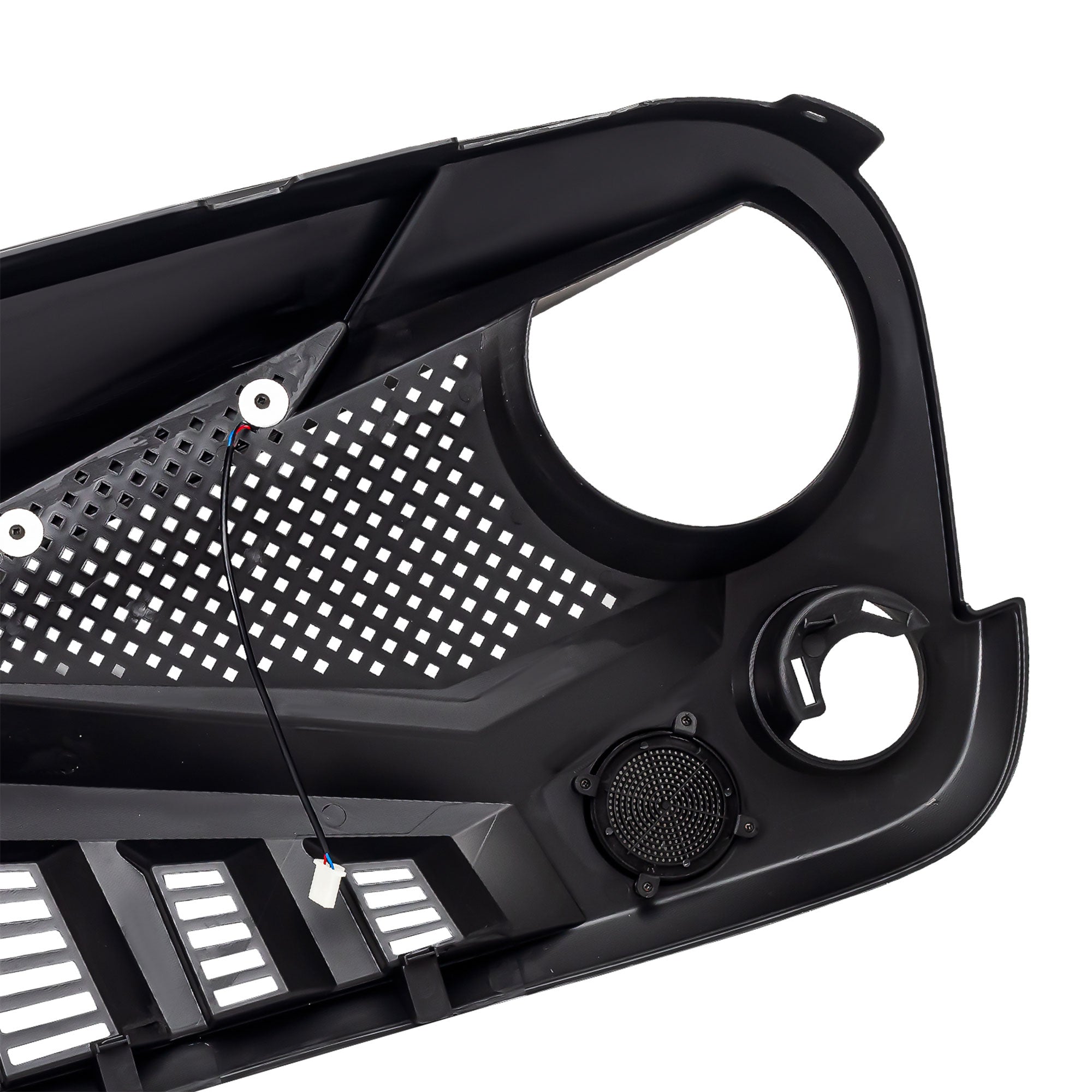 AMERICAN MODIFIED Hawke Grille for 2007-2018 Jeep Wrangler JK, Black (Used) - VMInnovations