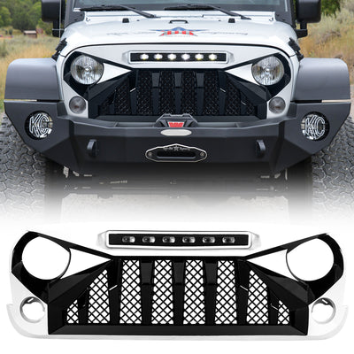 American Modified Gladiator Grille Compatible w/07-18 Jeep Wrangler JK(Open Box) - VMInnovations