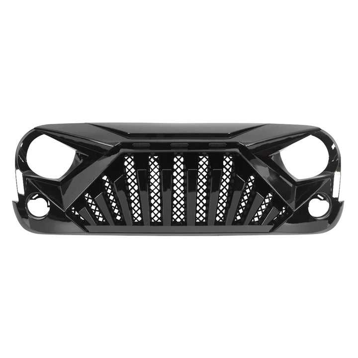 American Modified Goliath Grille Compatible with 07-18 Wrangler JK with Lights