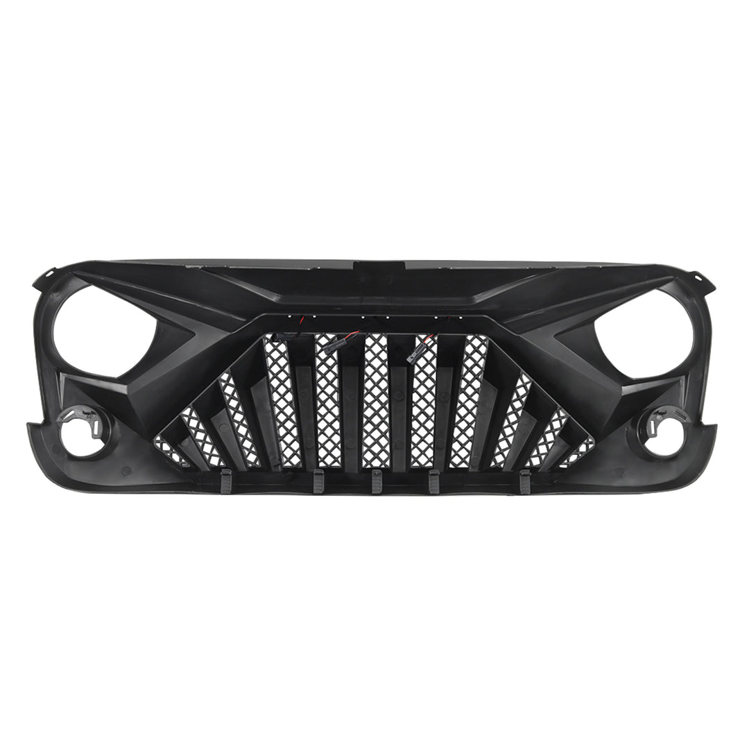 American Modified Goliath Grille Compatible with 07-18 Wrangler JK with Lights