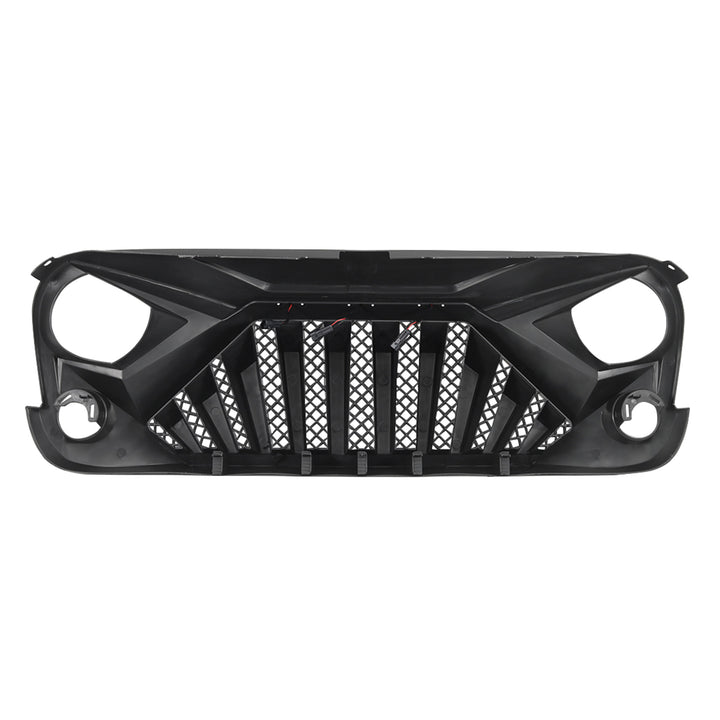 American Modified Grille Compatible with 07-18 Wrangler JK w/Lights (For Parts)