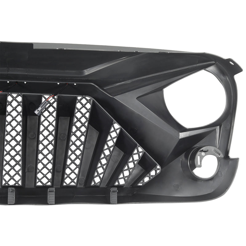 American Modified Grille Compatible with 07-18 Wrangler JK w/Lights (For Parts)