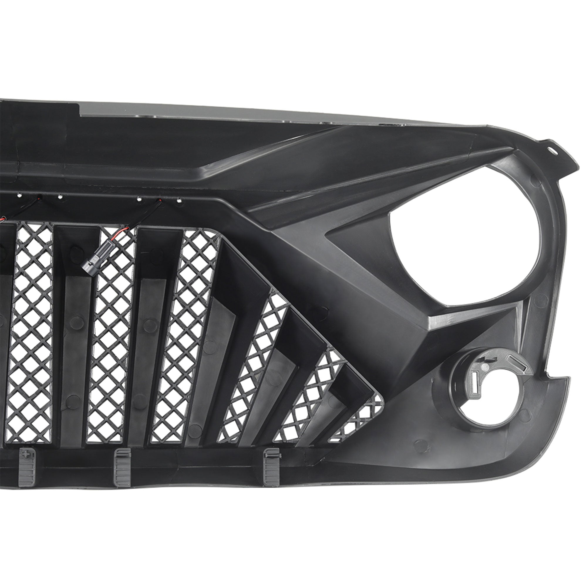 American Modified Grille Compatible with 07-18 Wrangler JK w/Lights (For Parts) - VMInnovations