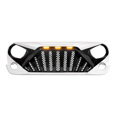 American Modified Goliath Grille Compatible with 2007-2018 Jeep Wrangler JK