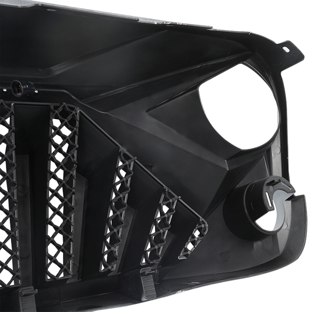 American Modified Goliath Grille Compatible with 2007-2018 Jeep Wrangler JK