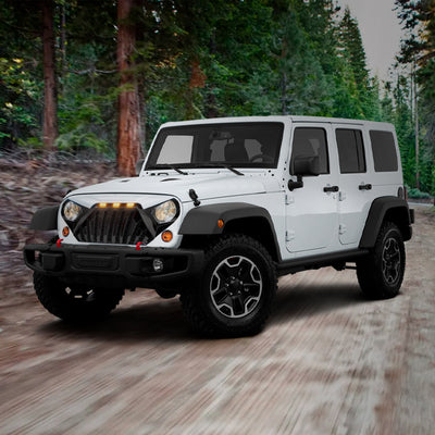 American Modified Goliath Grille Compatible with 07-18 Jeep Wrangler JK (Used) - VMInnovations