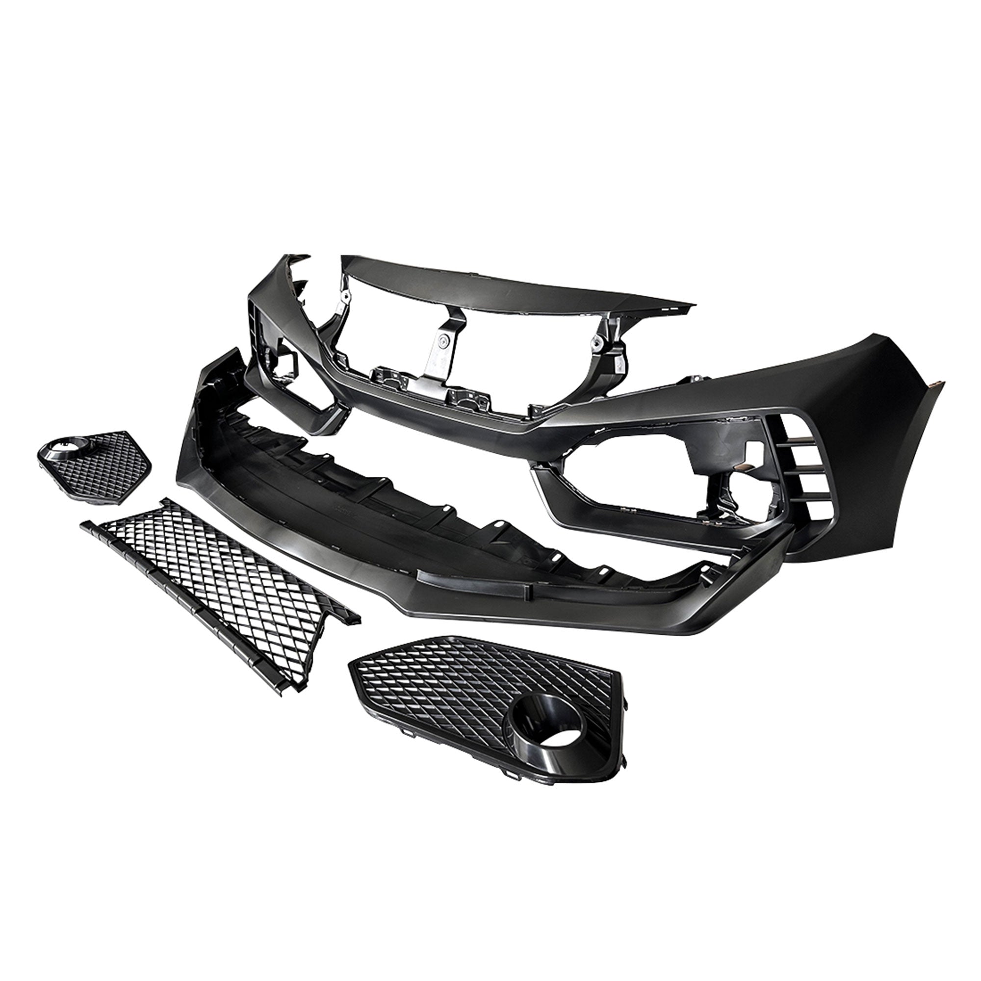 AMERICAN MODIFIED Type R Style Conversion Front Bumper for 2016-2019 Honda Civic - VMInnovations