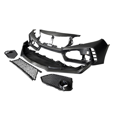 AMERICAN MODIFIED Type R Style Conversion Front Bumper for 2016-2019 Honda Civic - VMInnovations