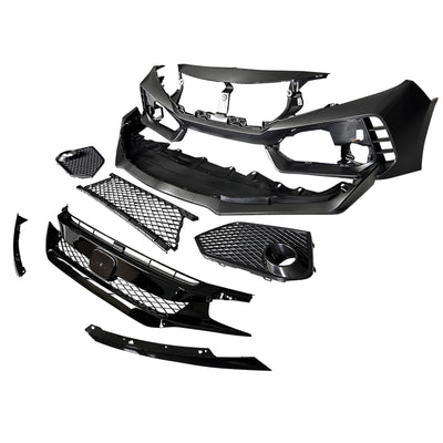 AMERICAN MODIFIED Type R Style Conversion Front Bumper for 2016-2019 Honda Civic - VMInnovations