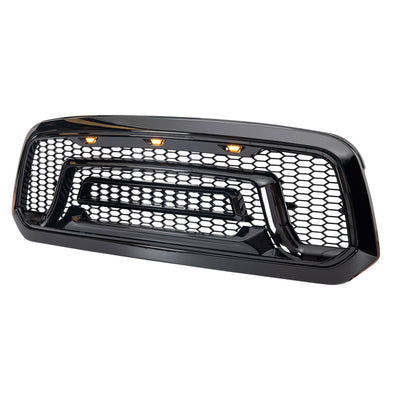 AMERICAN MODIFIED Armor Grille w/Amber Lights for 13-18 Dodge Ram 1500(Open Box) - VMInnovations
