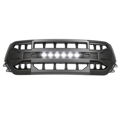 AMERICAN MODIFIED Armor Grille w/Off Road Lights for 2019 to 2024 Dodge Ram 1500