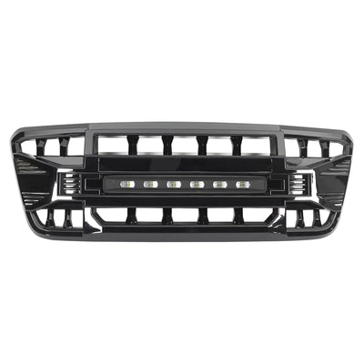 AMERICAN MODIFIED Front Grille Compatible w/04-08 Ford F150, Black (Open Box) - VMInnovations