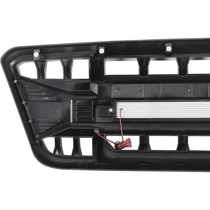 AMERICAN MODIFIED Front Grille Compatible with 2004-2008 Ford F150, Glossy Black