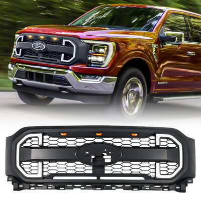 AMERICAN MODIFIED Raptor Mesh Grille Compatible w/21-23 Ford F150 (Open Box) - VMInnovations