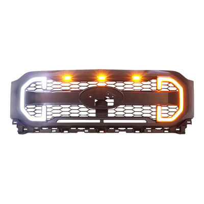 AMERICAN MODIFIED Raptor Style Mesh Grille Compatible with 2021-2023 Ford F150