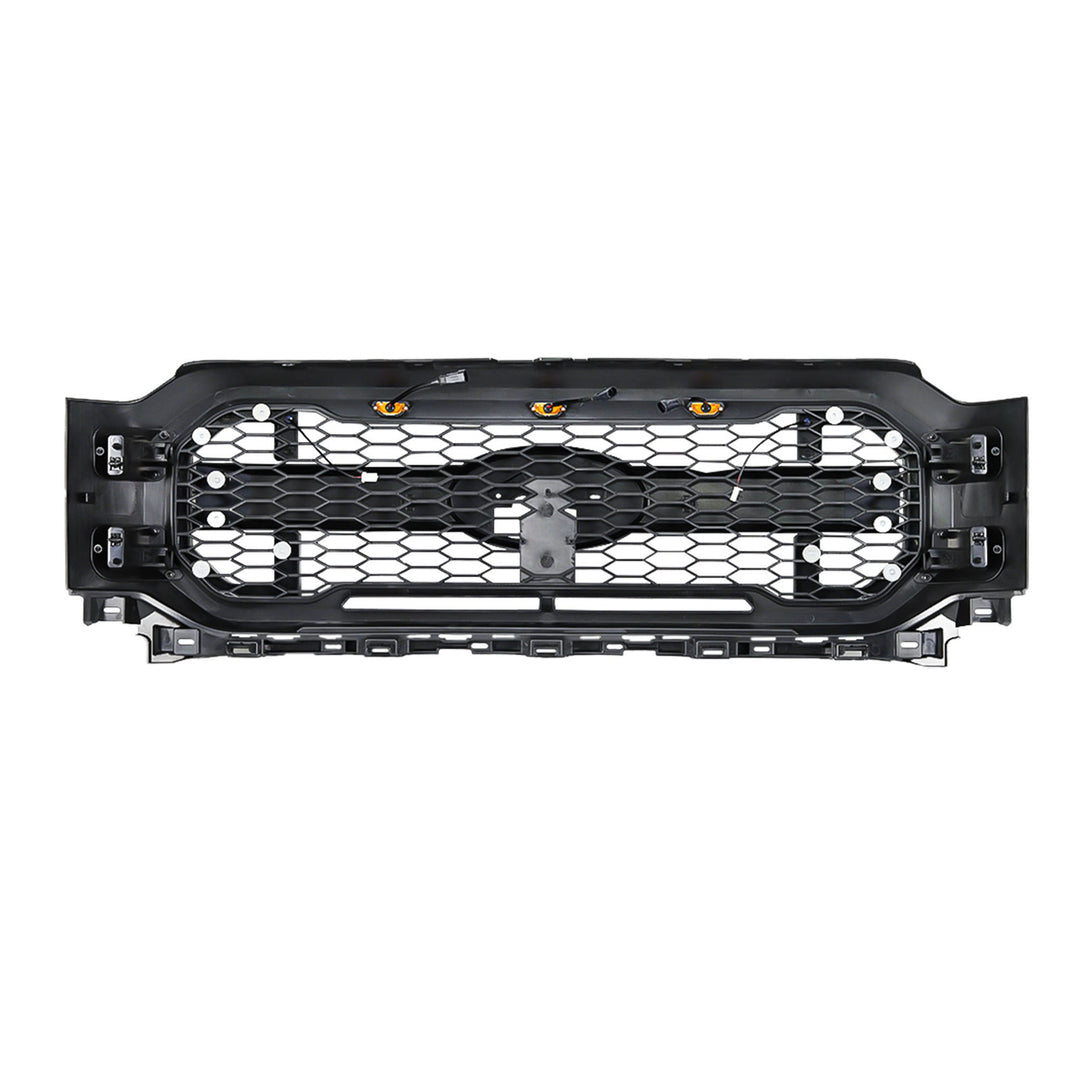 AMERICAN MODIFIED Raptor Style Mesh Grille Compatible with 2021-2023 Ford F150