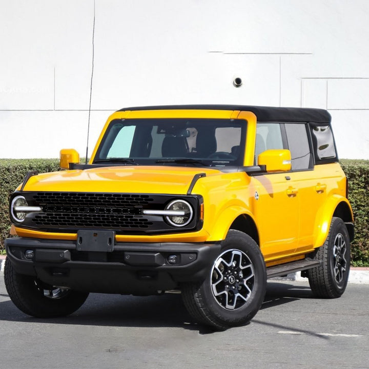 AMERICAN MODIFIED Grille w/DIY Letters for 21-23 Ford Bronco, Black (Open Box) - VMInnovations