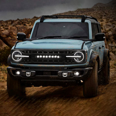 AMERICAN MODIFIED Armor Grille for 2021-2024 Ford Bronco with Off-Road Lights