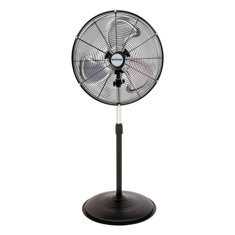Hurricane Pro Series 20 Inch High Velocity Oscillating Stand Fan, Black (2 Pack)