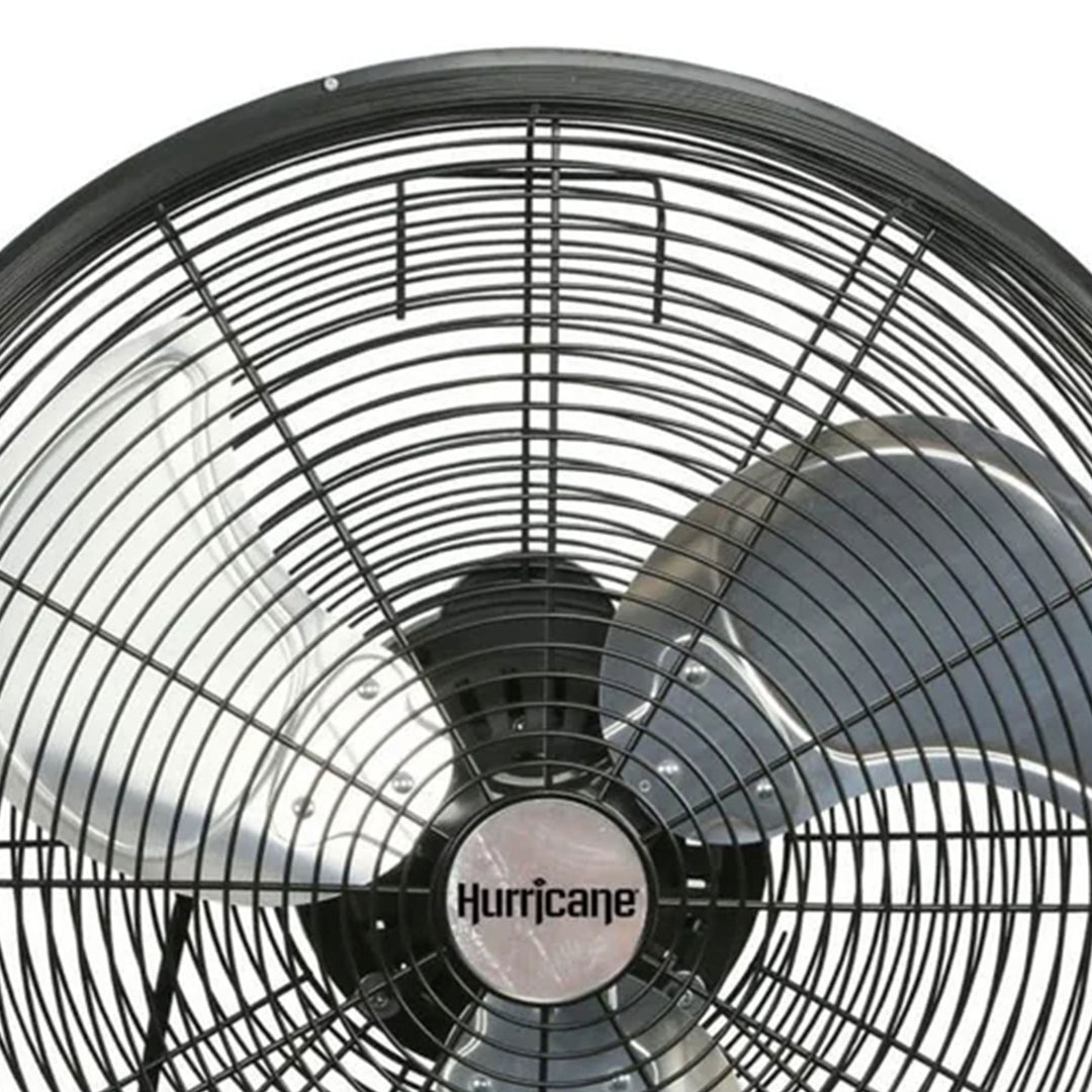 Hurricane Pro Series 20" High Velocity Metal Orbital Floor Fan, Black (2 Pack)