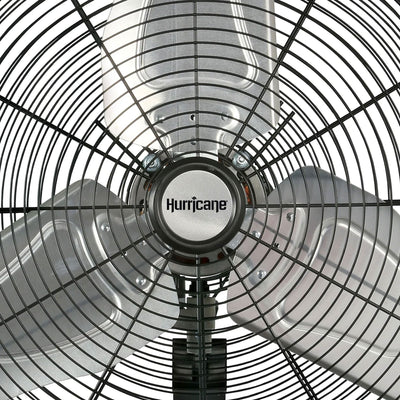 Hurricane 20" Pro Commercial Grade Classic Oscillating Wall Fan, Black, 2 Pack