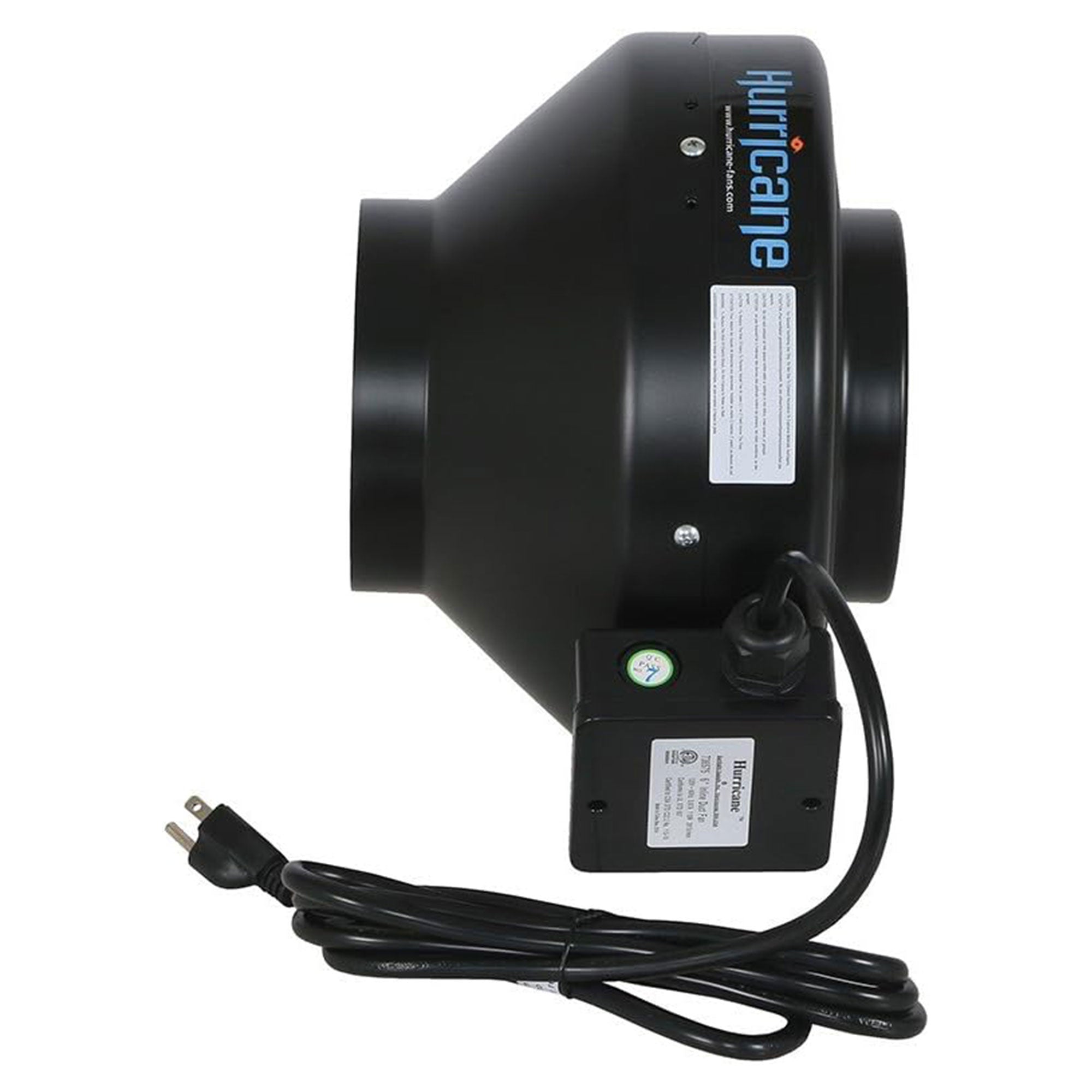 Hurricane 6" Commercial Grade Inline Wall Fan For HVAC & Ventilation (2 Pack) - VMInnovations