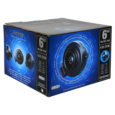 Hurricane 6" Commercial Grade Inline Wall Fan For HVAC & Ventilation (2 Pack) - VMInnovations