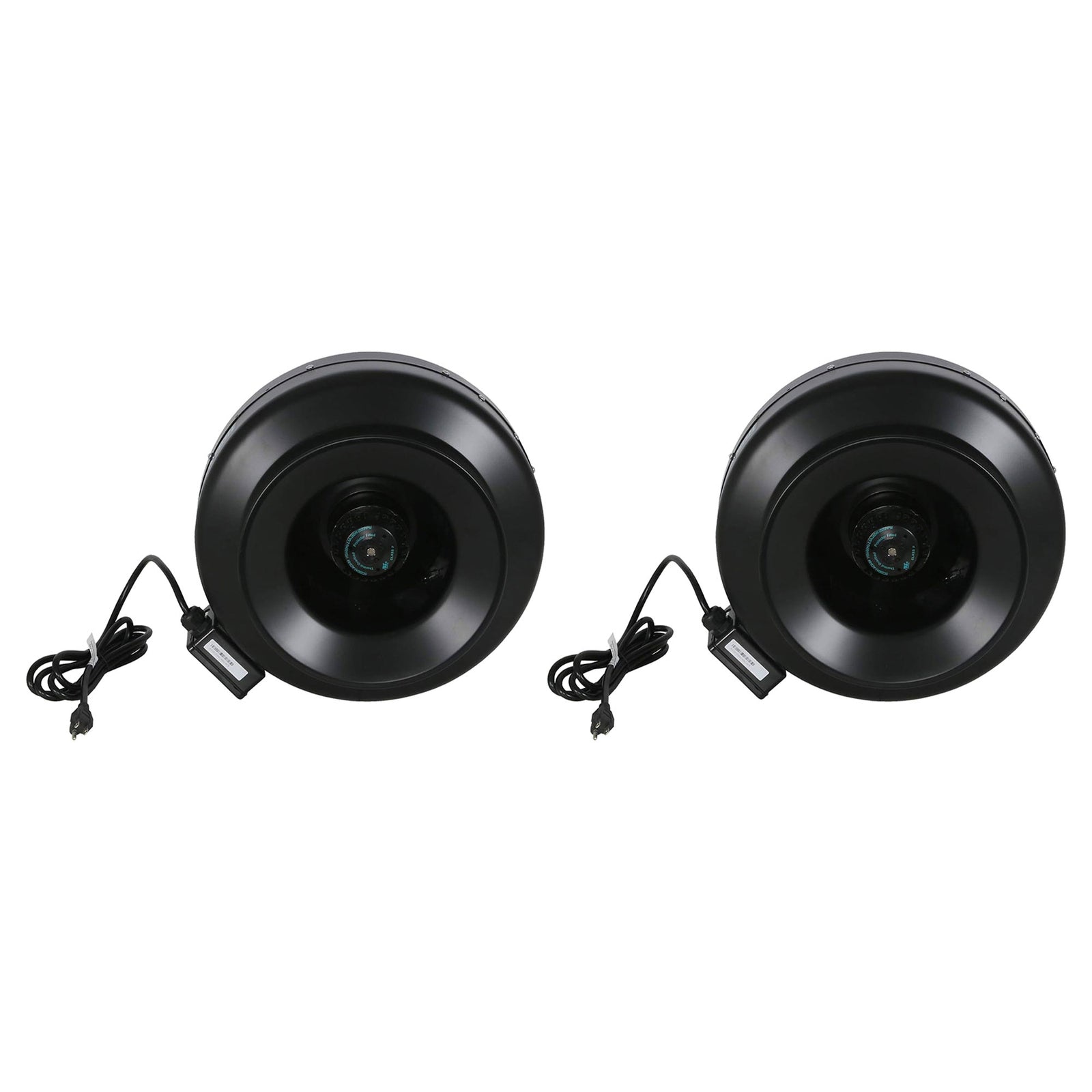 Hurricane 12" Commercial Grade Inline Wall Fan For HVAC & Ventilation (2 Pack) - VMInnovations