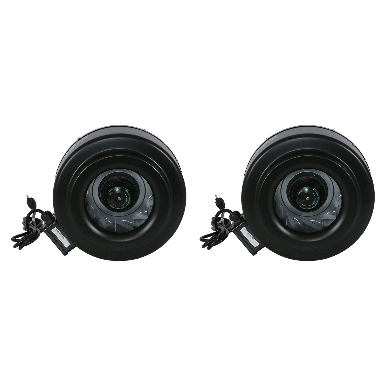 Hurricane 10" Commercial Grade Inline Wall Fan For HVAC & Ventilation (2 Pack) - VMInnovations