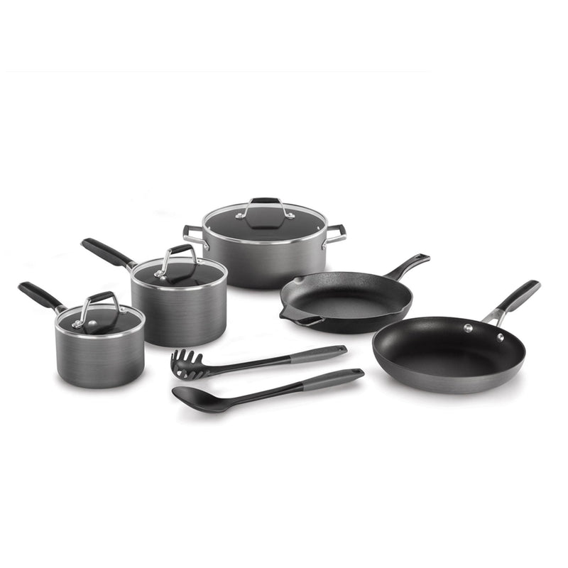 Calphalon Select Classic Hard Water Based Anodized Nonstick 10 Piece Cooking Set