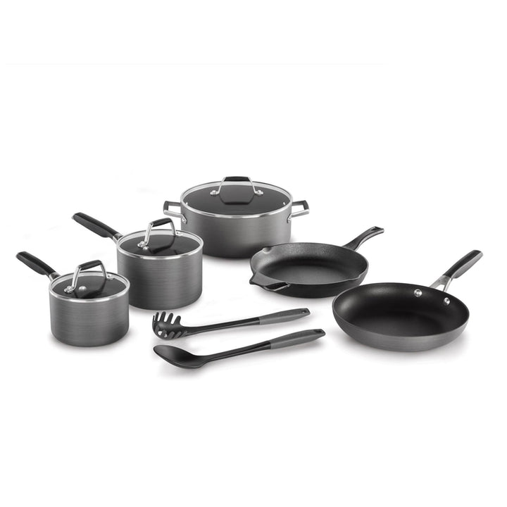 Calphalon Classic Hard Water Based Anodized Nonstick 10pc Cooking Set (Open Box)