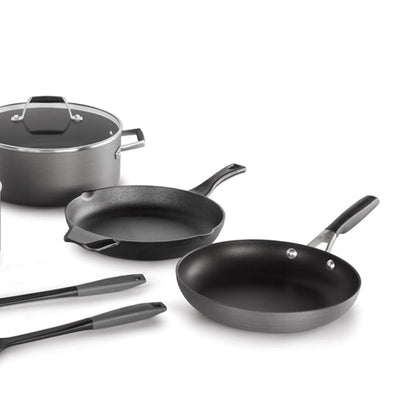 Calphalon Select Classic Hard Water Based Anodized Nonstick 10 Piece Cooking Set - VMInnovations