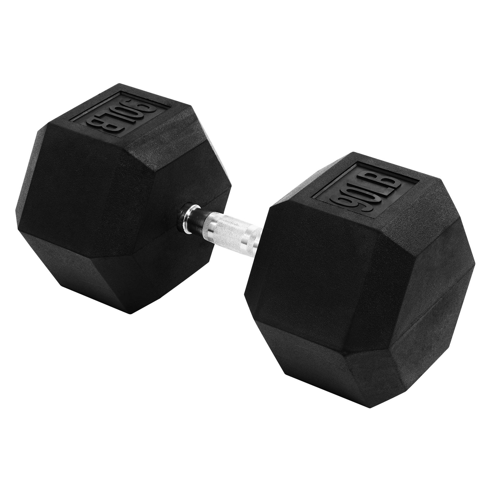 Signature Fitness Hex Single Dumbbell Strength Training Workout Equipment, 90 lb - VMInnovations