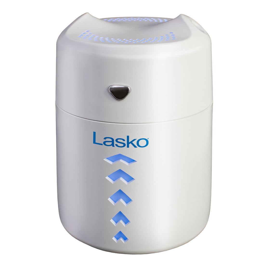 Lasko Ultrasonic Cool Mist Humidifier 0.4L, Home Water Vaporizer, White (Used)