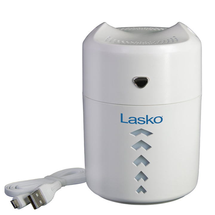 Lasko Ultrasonic Cool Mist Humidifier 0.4L, Water Vaporizer, White (Open Box)