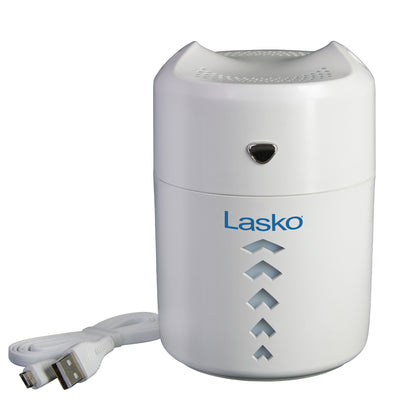 Lasko Ultrasonic Cool Mist Personal Humidifier 0.4L, Home Water Vaporizer, White