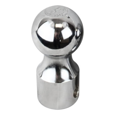 Aluma-Tow 2 5/16 Inch Powder Coated Hitch Ball Replacement, Chrome Plated Steel - VMInnovations