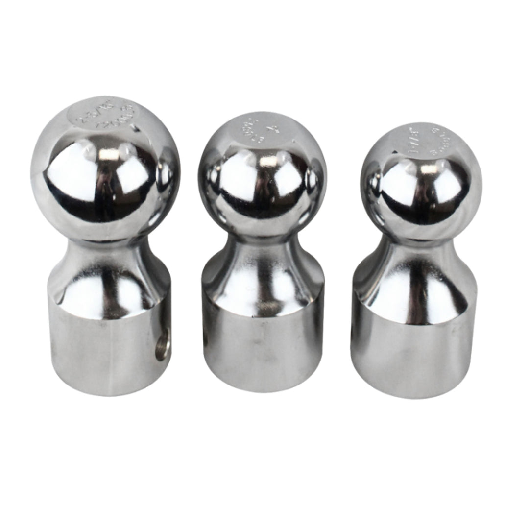 Aluma-Tow 2 5/16" Powder Coated Hitch Replacement, Chrome Plated Steel(Open Box) - VMInnovations