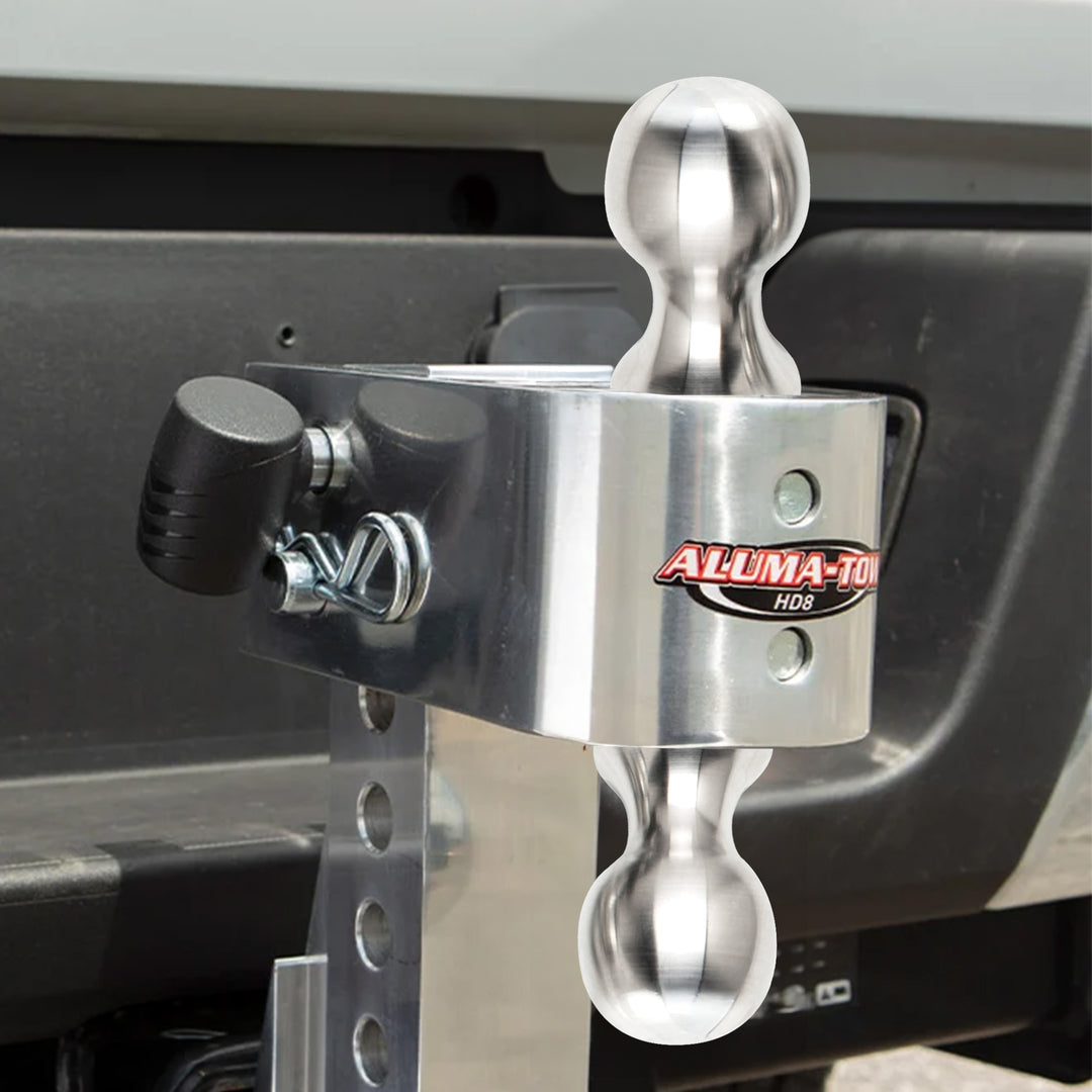 Aluma-Tow 2 in. Heavy Duty Powder Coated Hitch Ball Replacement, Stainless Steel