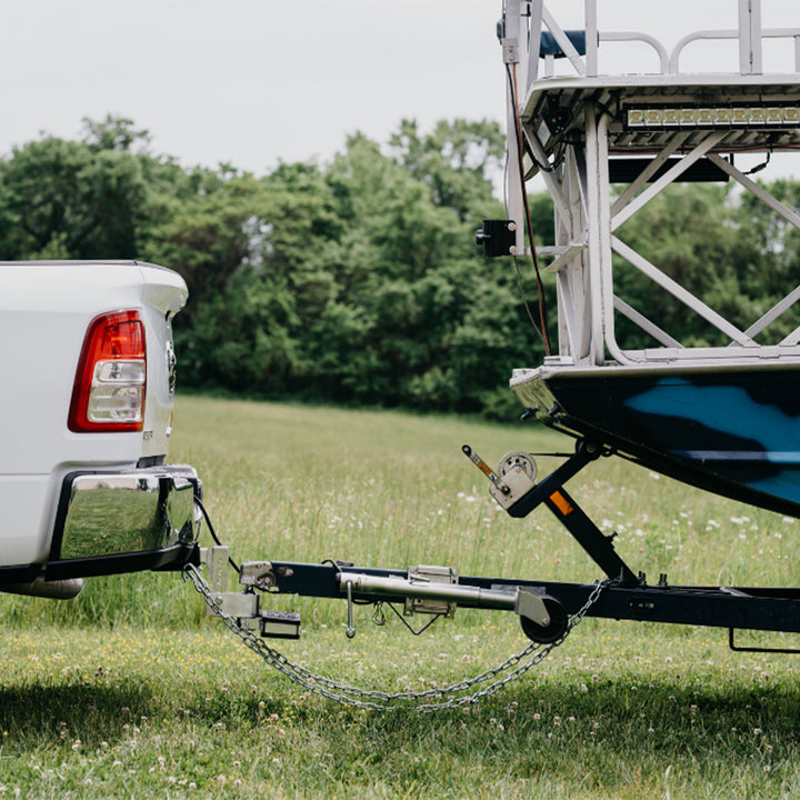 Aluma-Tow Aluminum Tow Step w/ 24 Inch Long 4 Flat Trailer Electrical Connector - VMInnovations